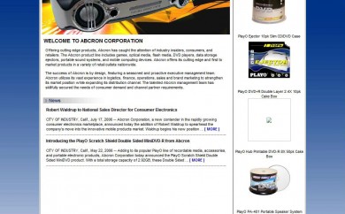 Abcron Corporate Homepage