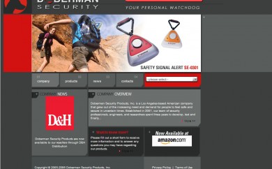 Doberman Security Homepage