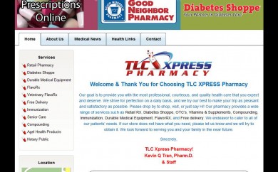 TLC Xpress Homepage