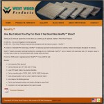 West Wood Products Product Page