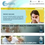 vEyetamins E-Commerce Products Page